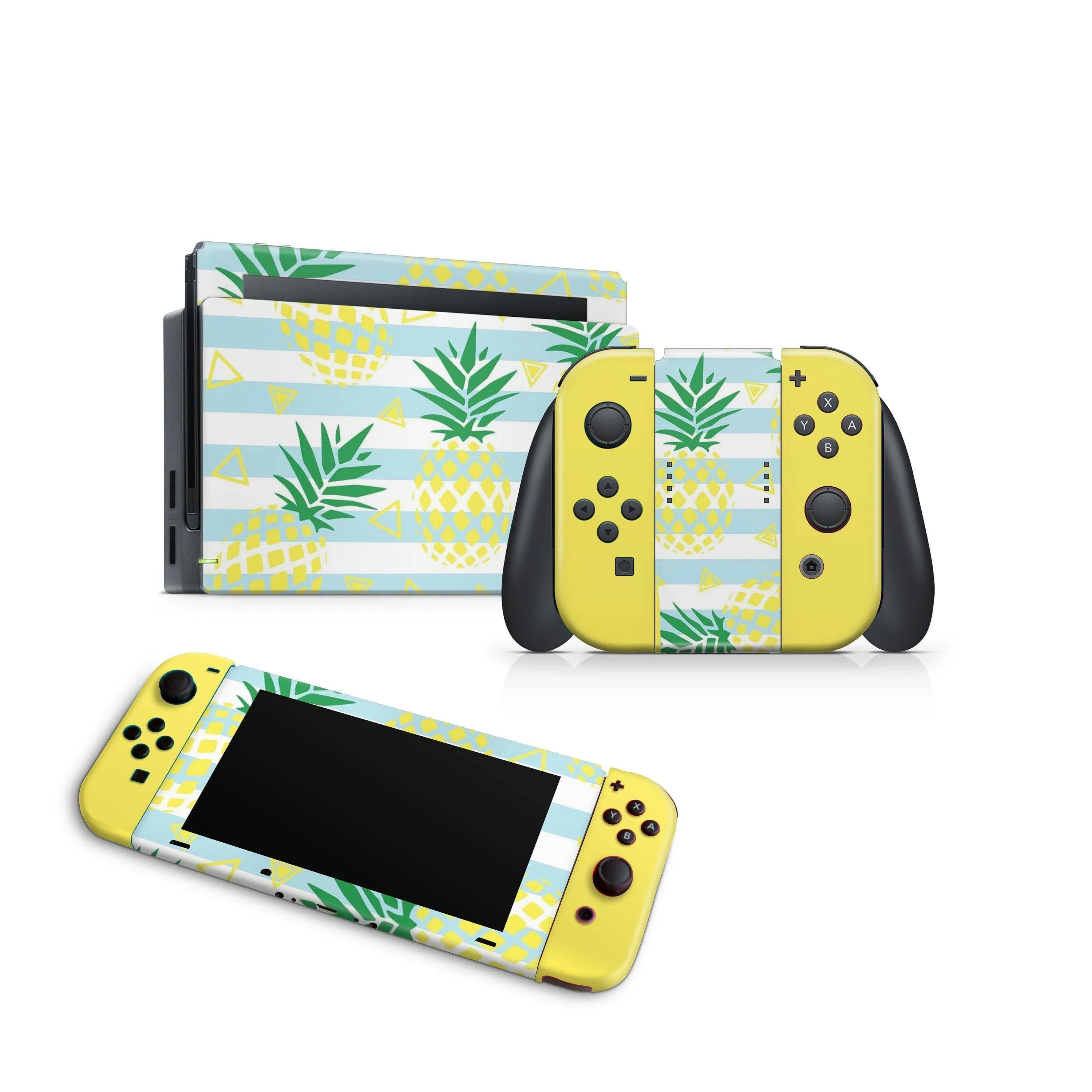 Nintendo Switch Skin Decals - Pineapple - Wrap Vinyl Sticker