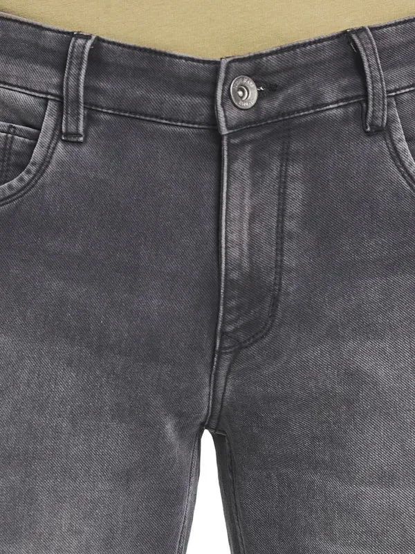 Octave Men Grey Heavy Fade Jeans