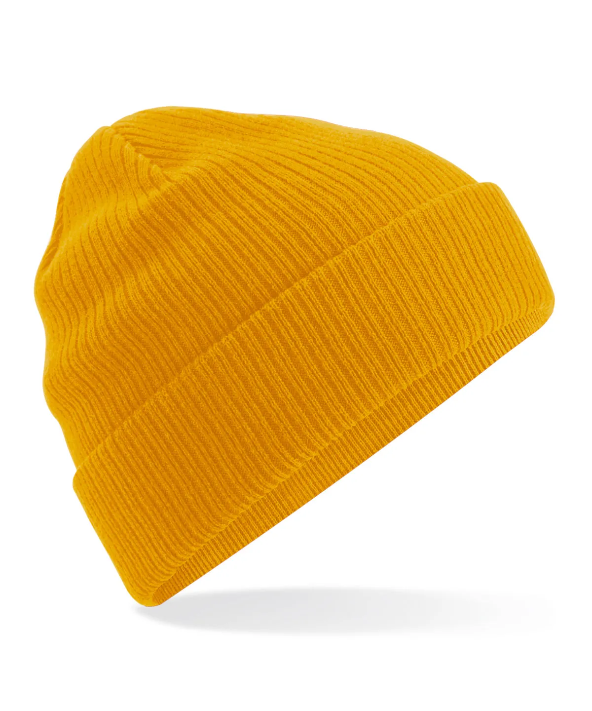 Organic cotton beanie | Mustard