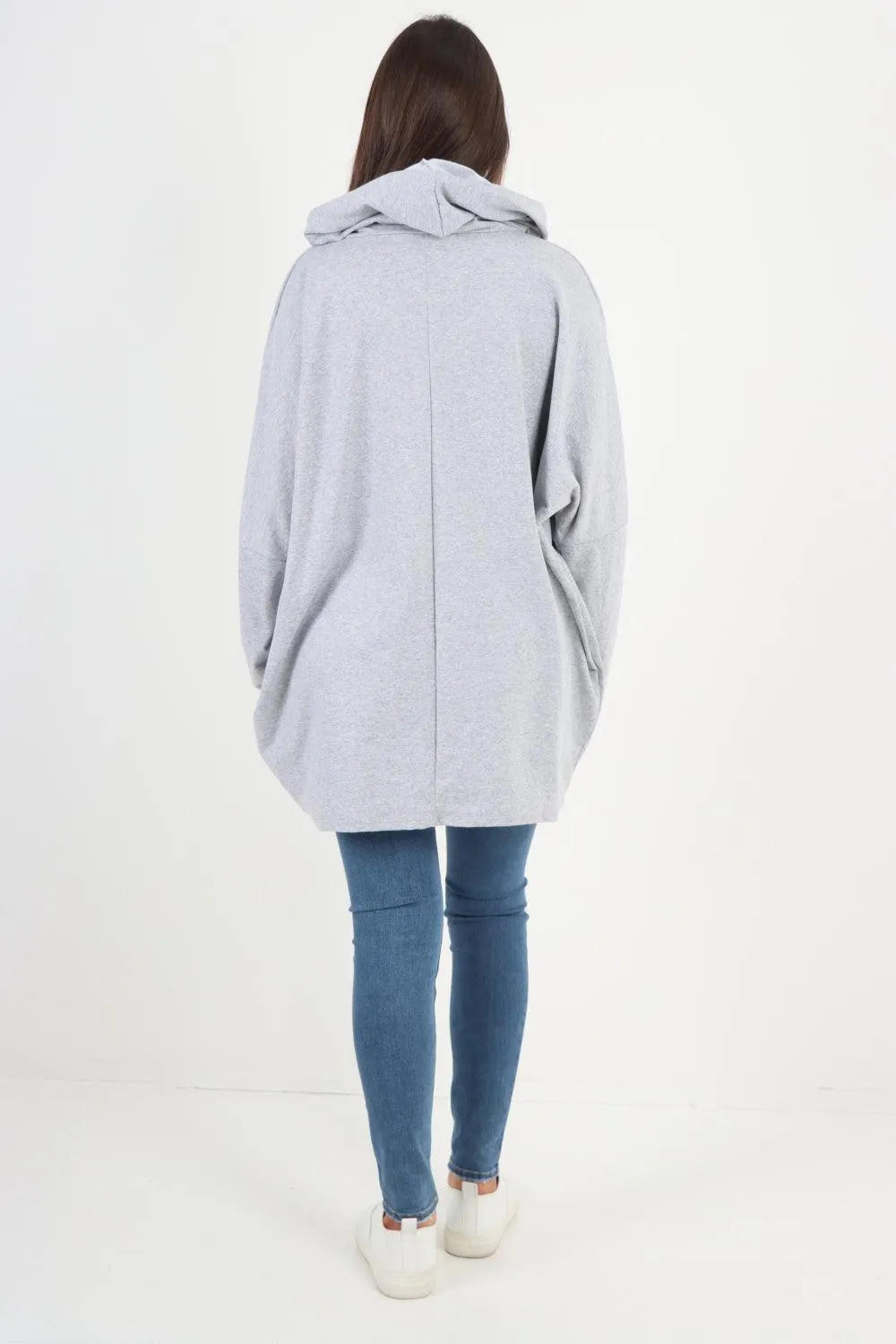 Oversized Sequence Star Hoodie Top