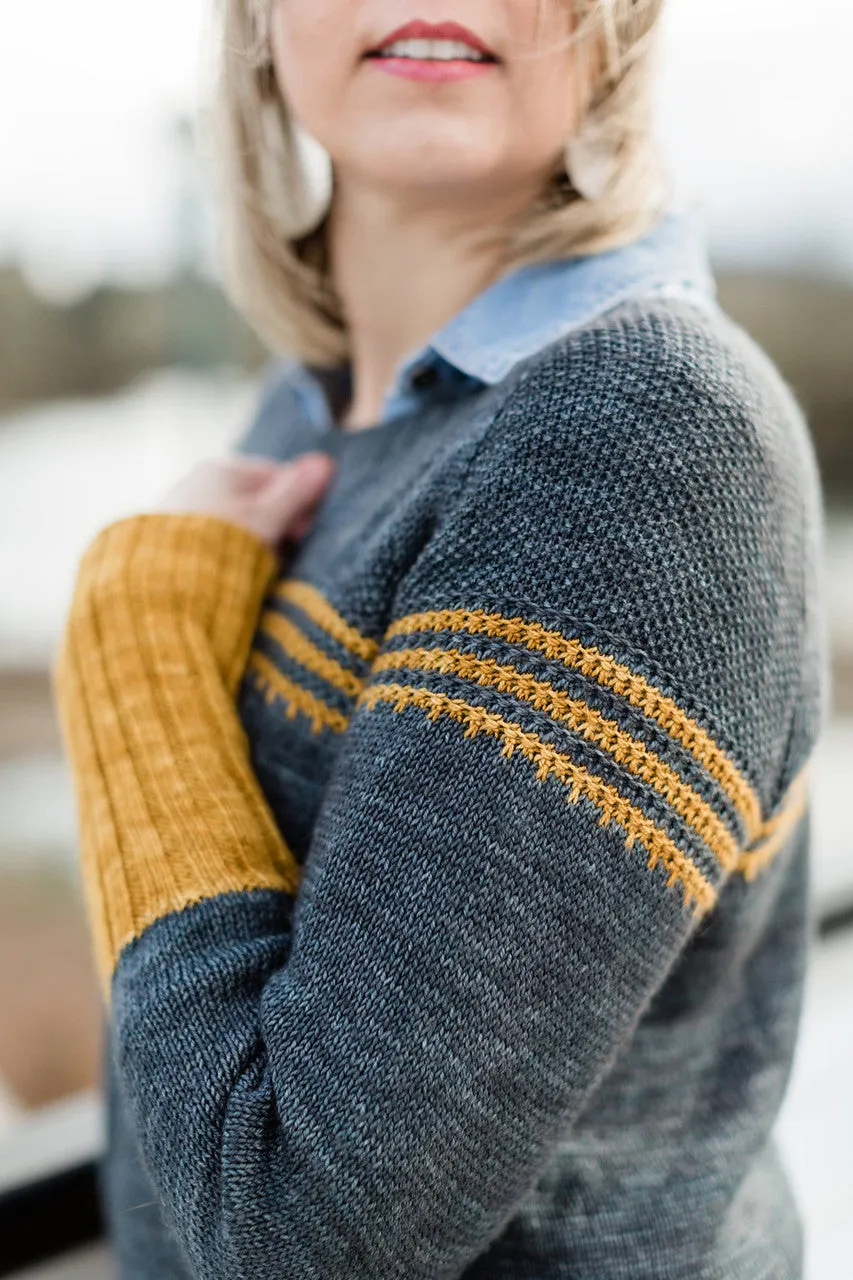 Petra Sweater Pattern by Olive Knits