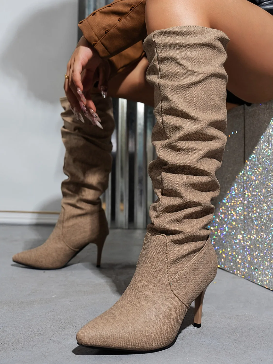 Point Toe Stiletto Boots | Fall Fashion | Winter Fashion