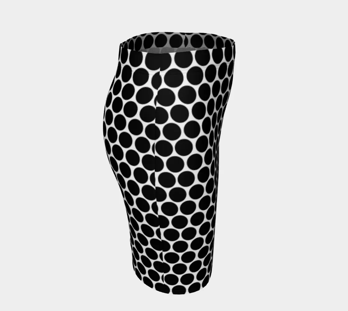 Polkaddot Fitted Skirt