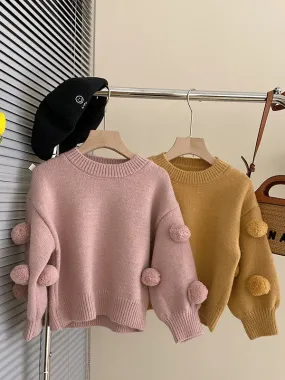 Pom Pom Precious Knit Sweater