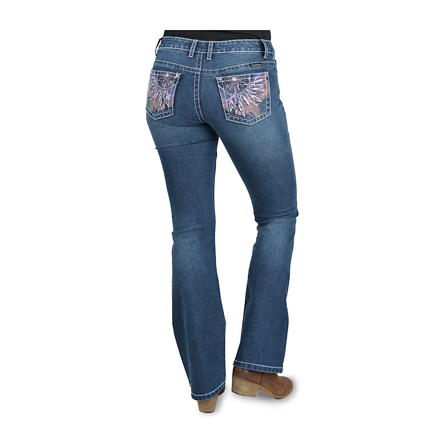 Pure Western Women's Willa Boot Cut Jean 32" Leg Evening Sky