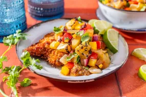 Roasted Pear & Pineapple Summer Salsa