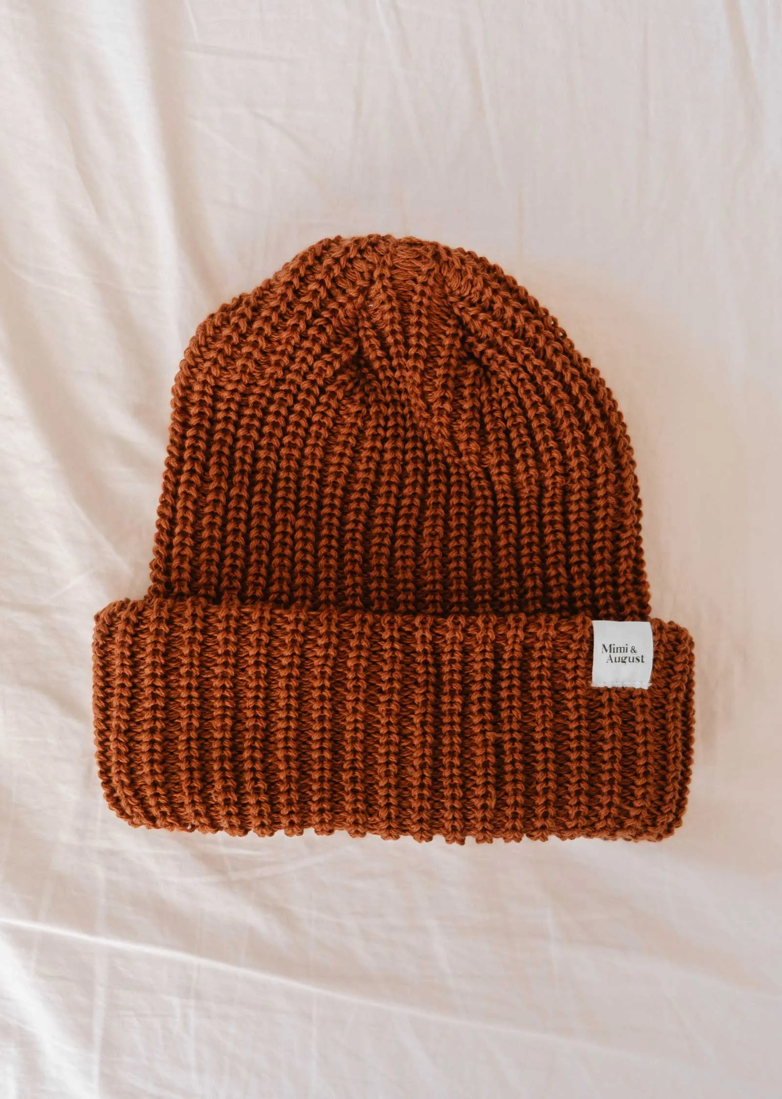 Rust Chunky Beanie