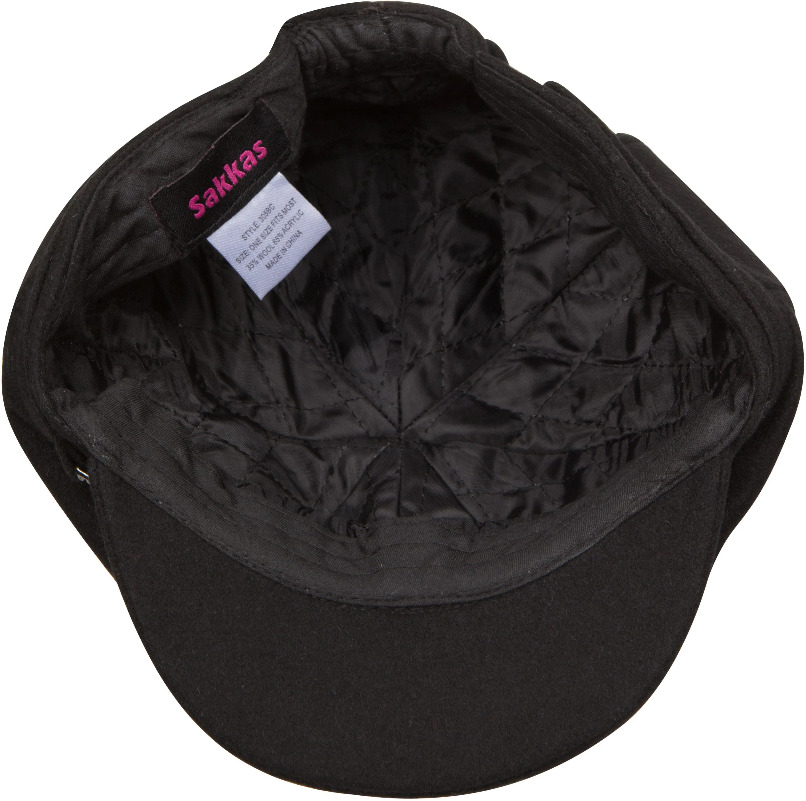 Sakkas Jessica Unisex Wool Newsboy Cabbie Hat