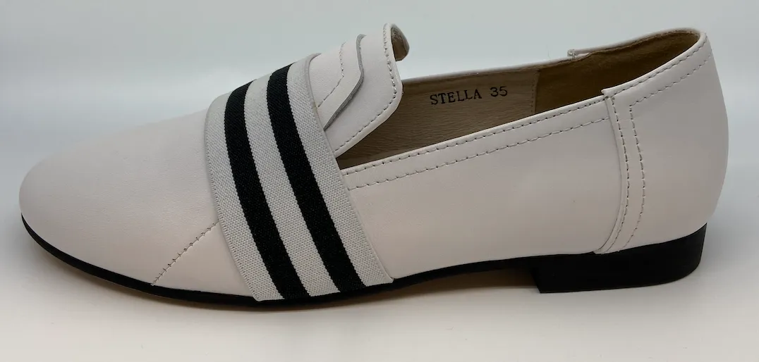 SALE Ralph Miguel Stella Slip On with Black/White Stripe