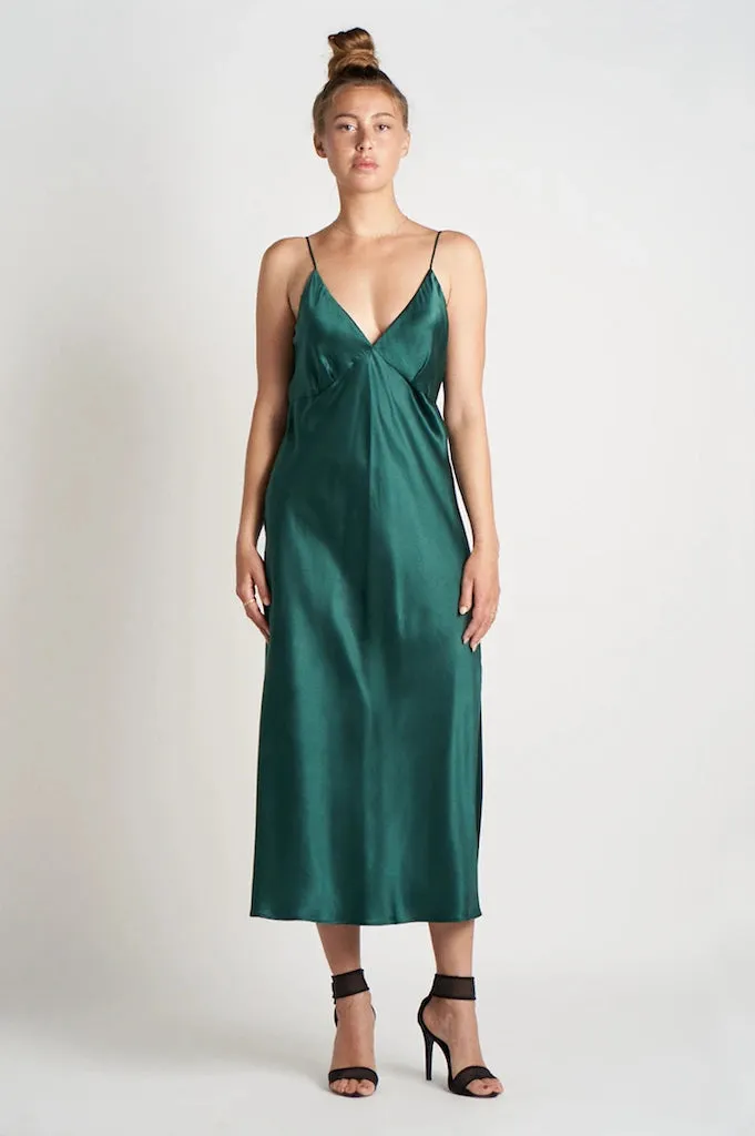 Satin Silk Slip Dress