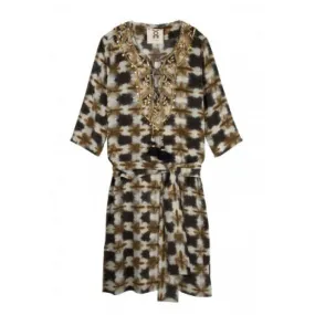 Selita Kaftan in Mustang Print