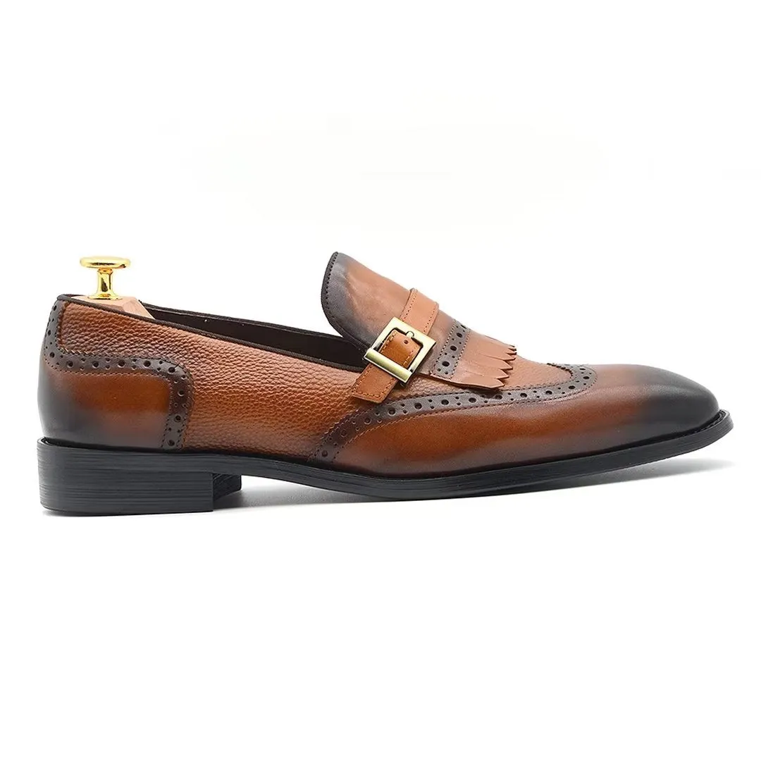 Serpatura Elegance Monk Slip-Ons