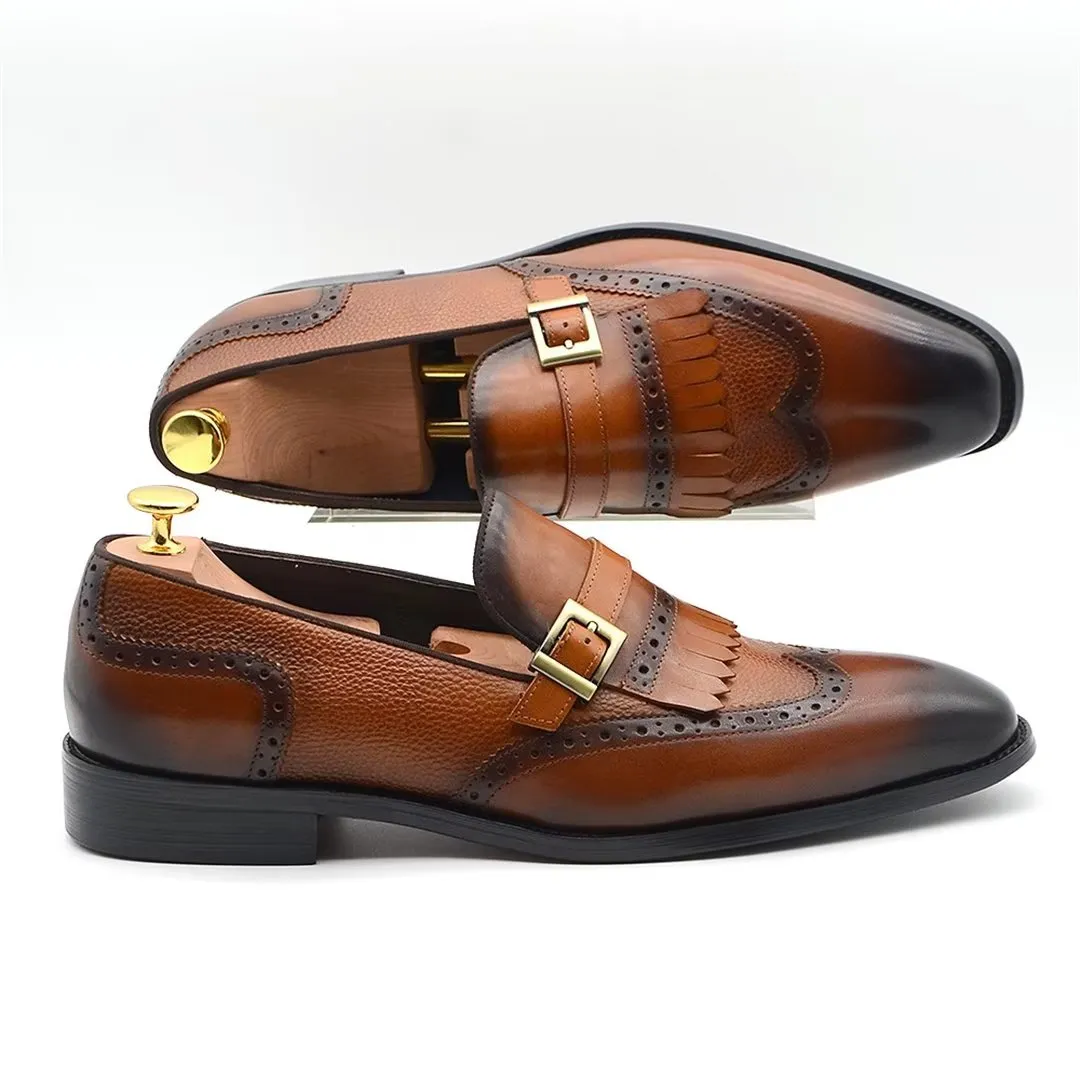 Serpatura Elegance Monk Slip-Ons