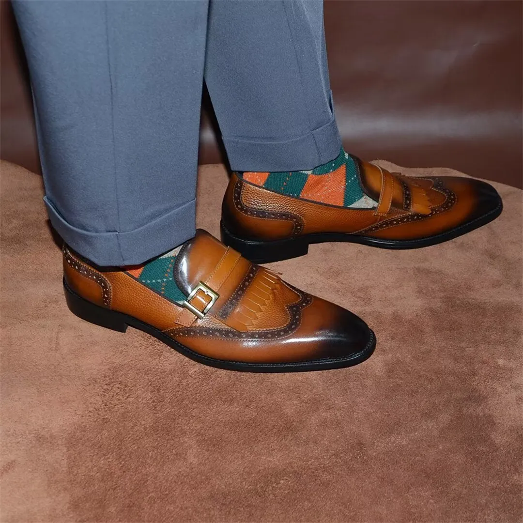 Serpatura Elegance Monk Slip-Ons