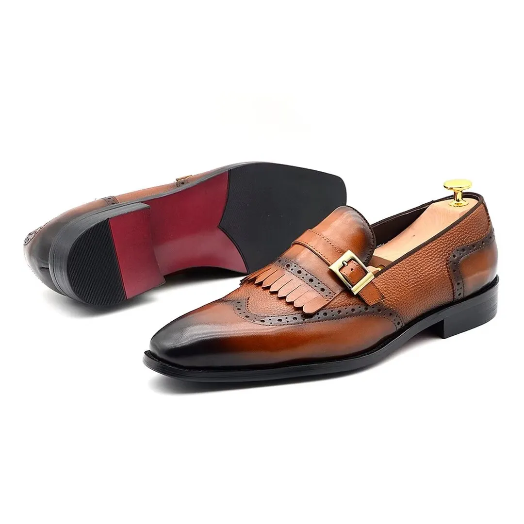 Serpatura Elegance Monk Slip-Ons