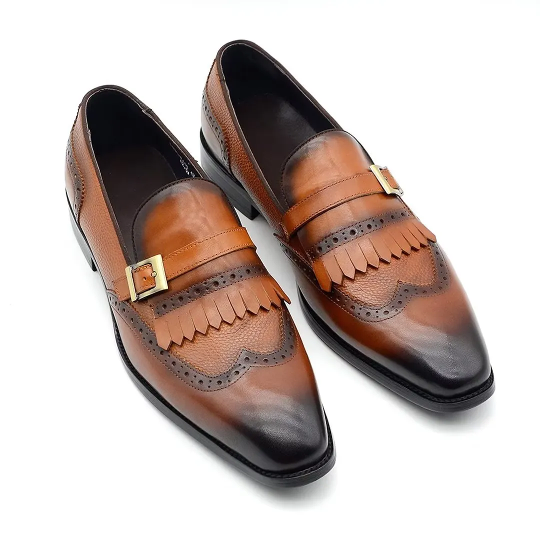 Serpatura Elegance Monk Slip-Ons