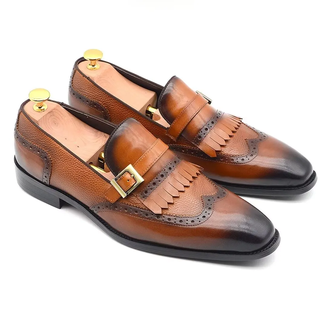 Serpatura Elegance Monk Slip-Ons