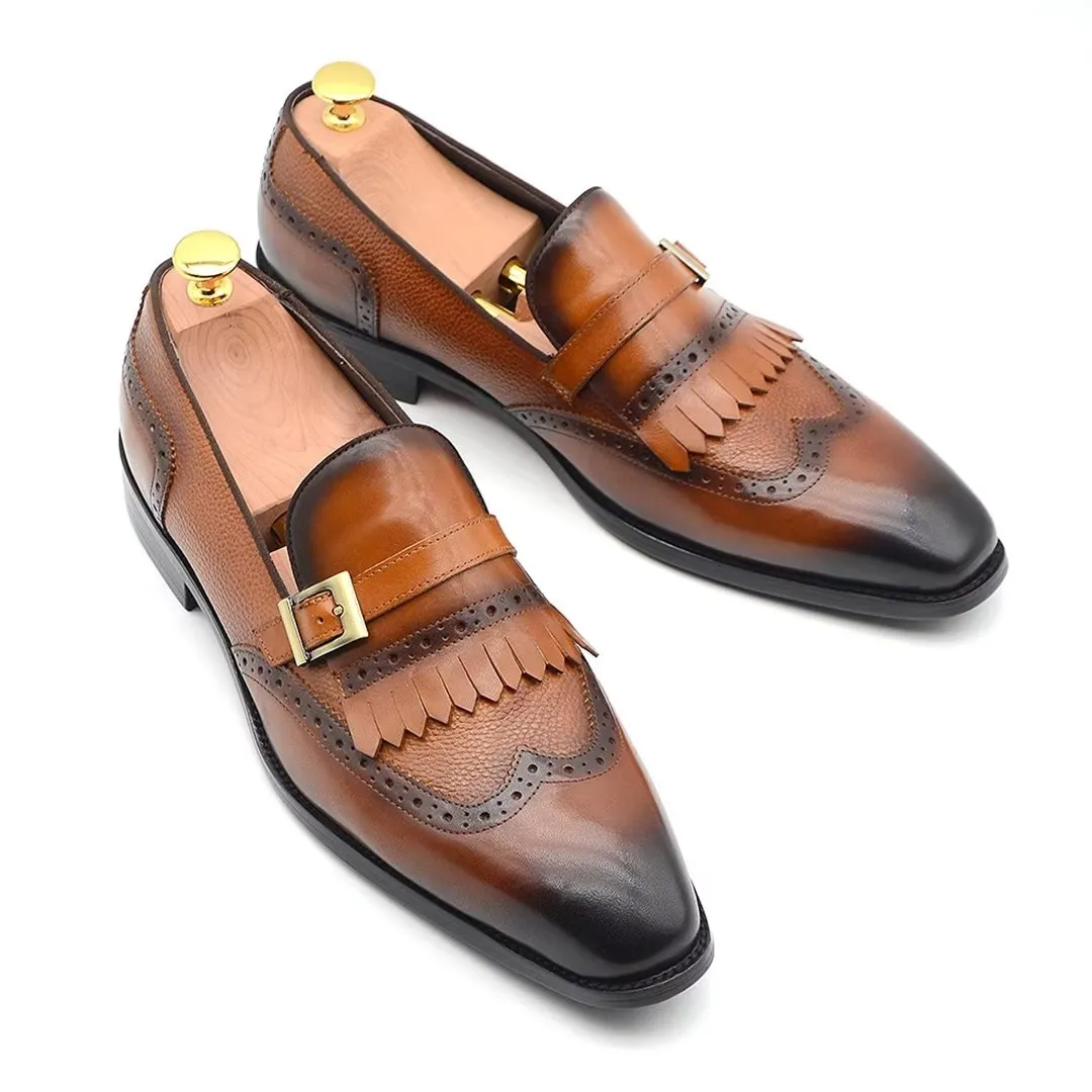 Serpatura Elegance Monk Slip-Ons