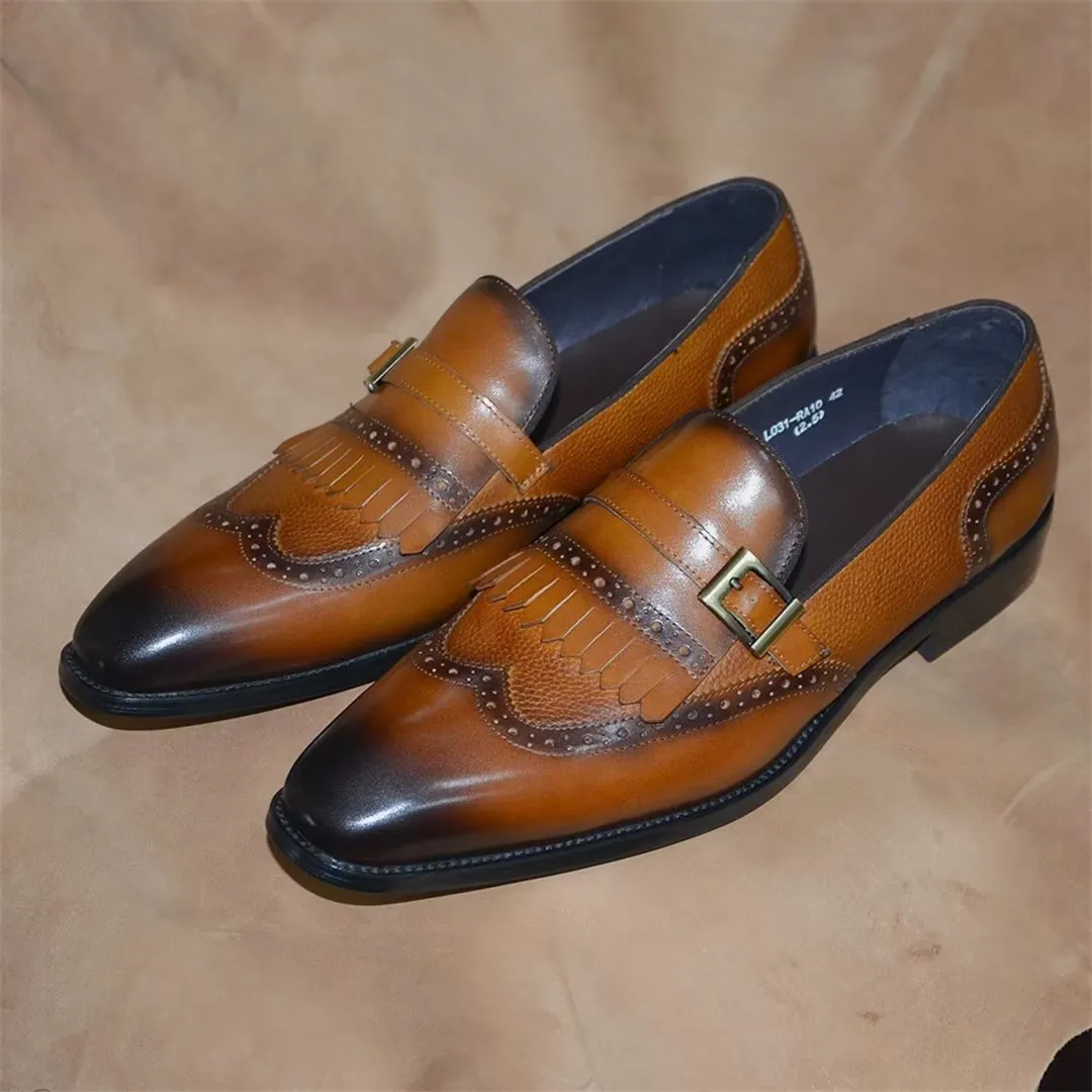 Serpatura Elegance Monk Slip-Ons