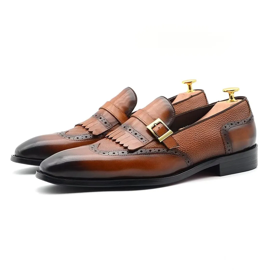 Serpatura Elegance Monk Slip-Ons