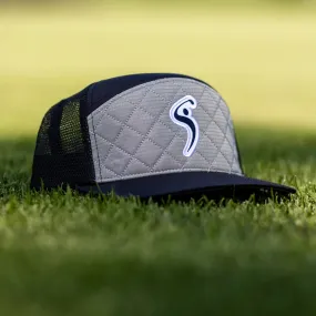 Shaper Golf Quilted Snapback - Gray/Black