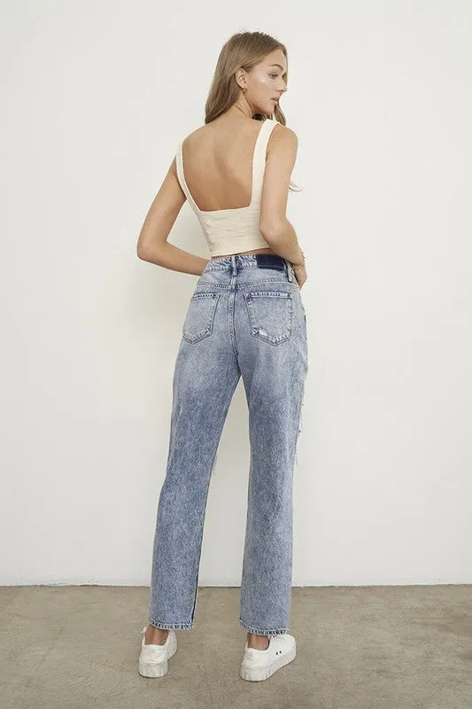 SLIM BOYFRIEND JEANS