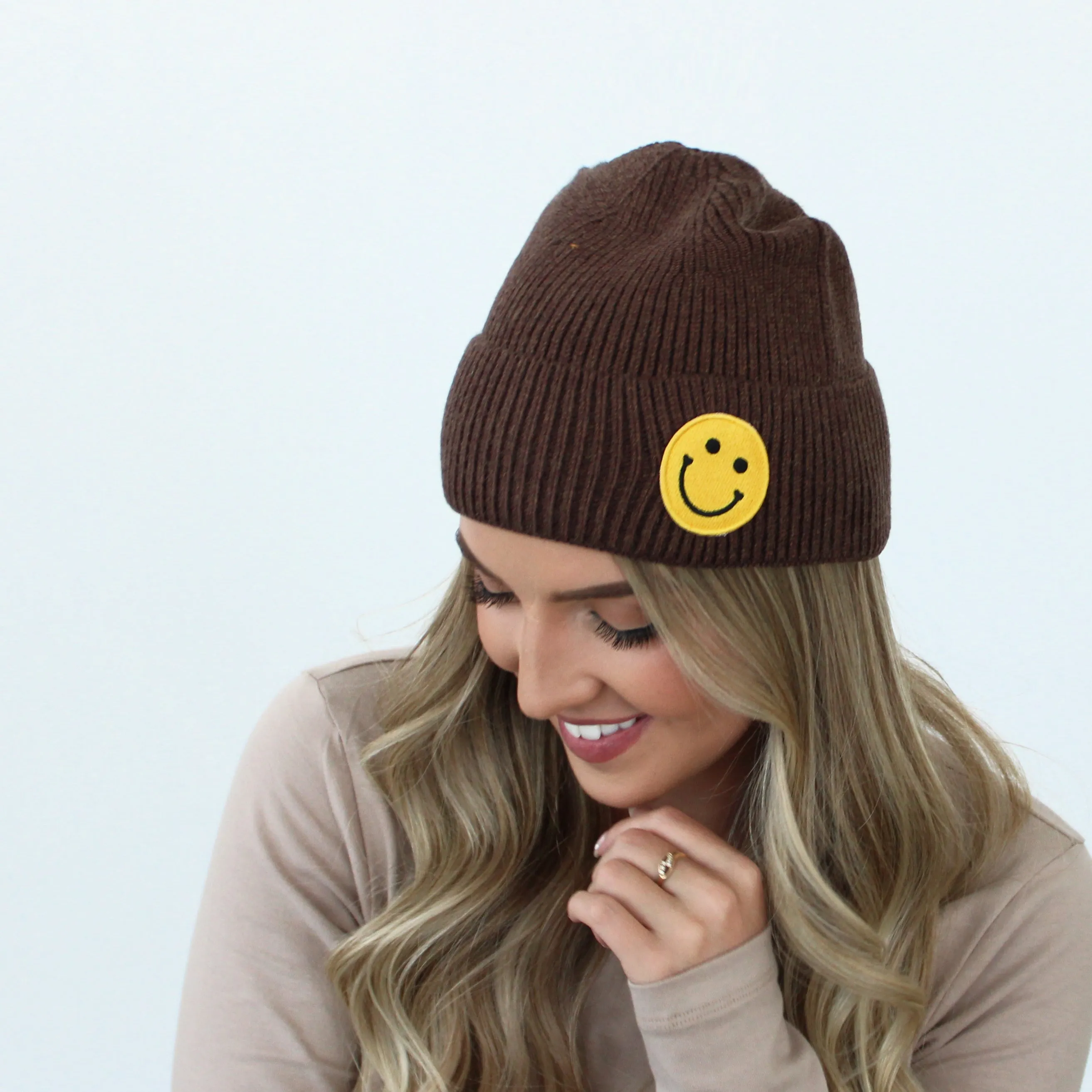 Smiley Face Beanies