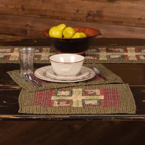 Tea Cabin Quilted Placemats - Set of 6