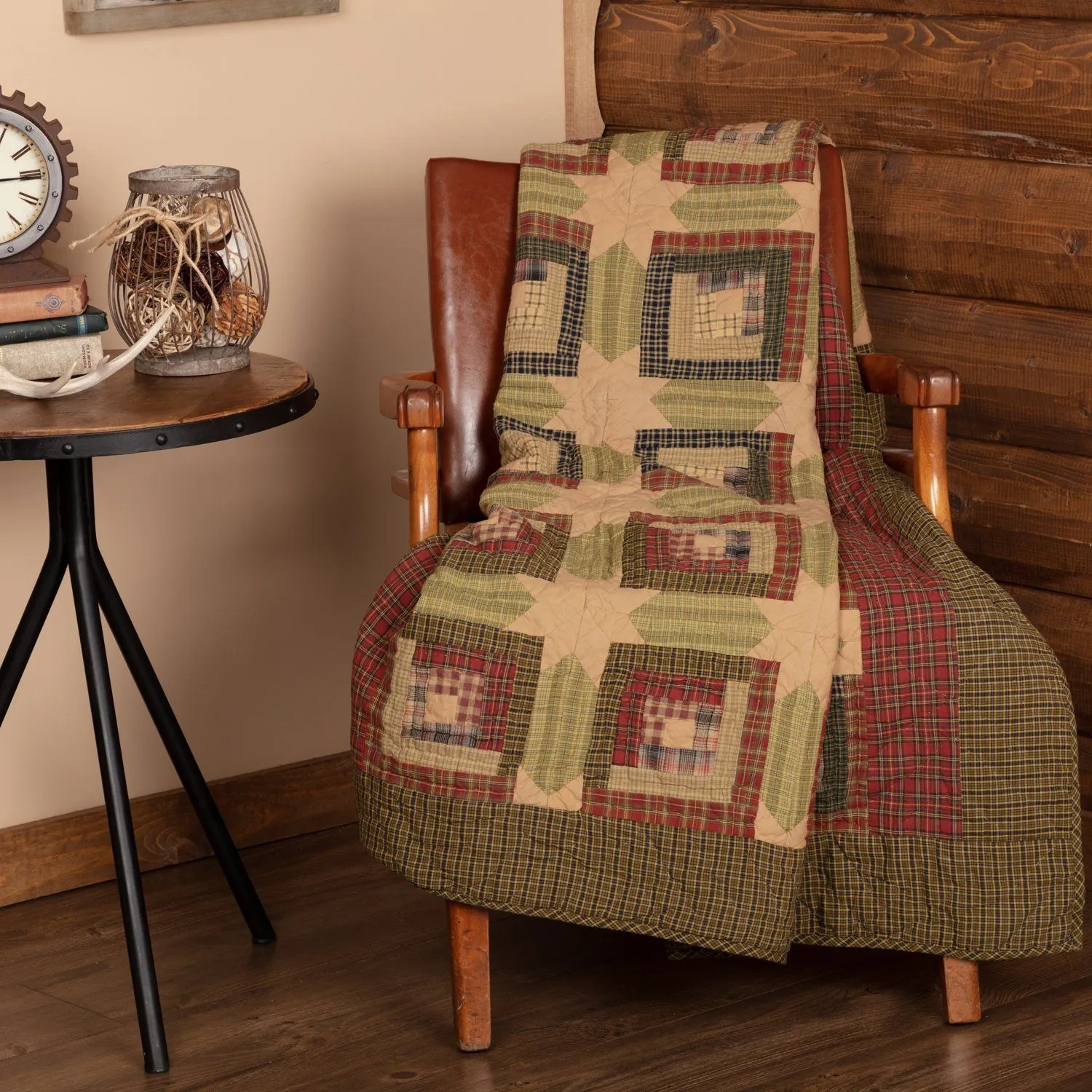 Tea Cabin Quilted Throw