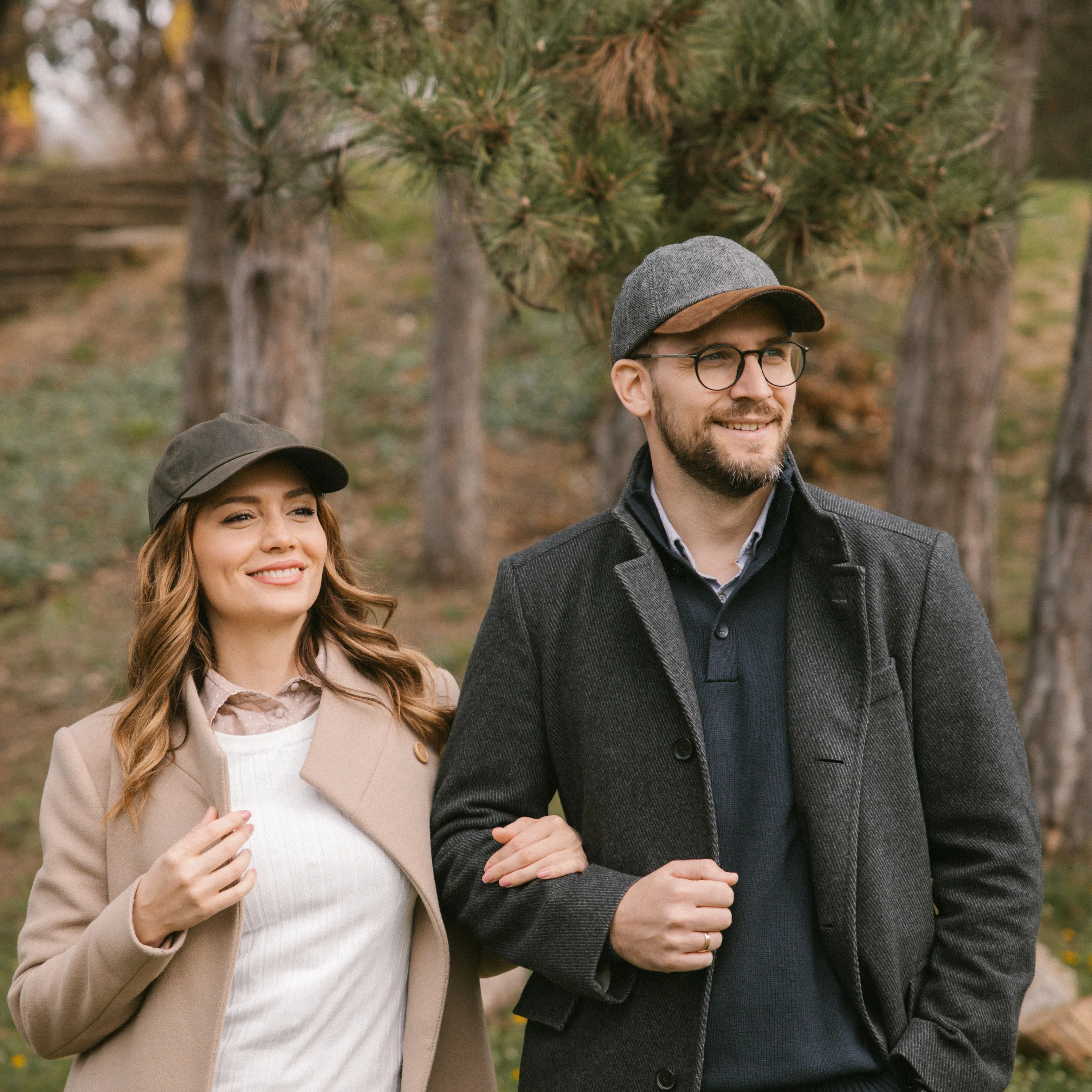 The Sligo - Baseball Cap - 100% Wool - Irish Tweed - Nubuck Peak