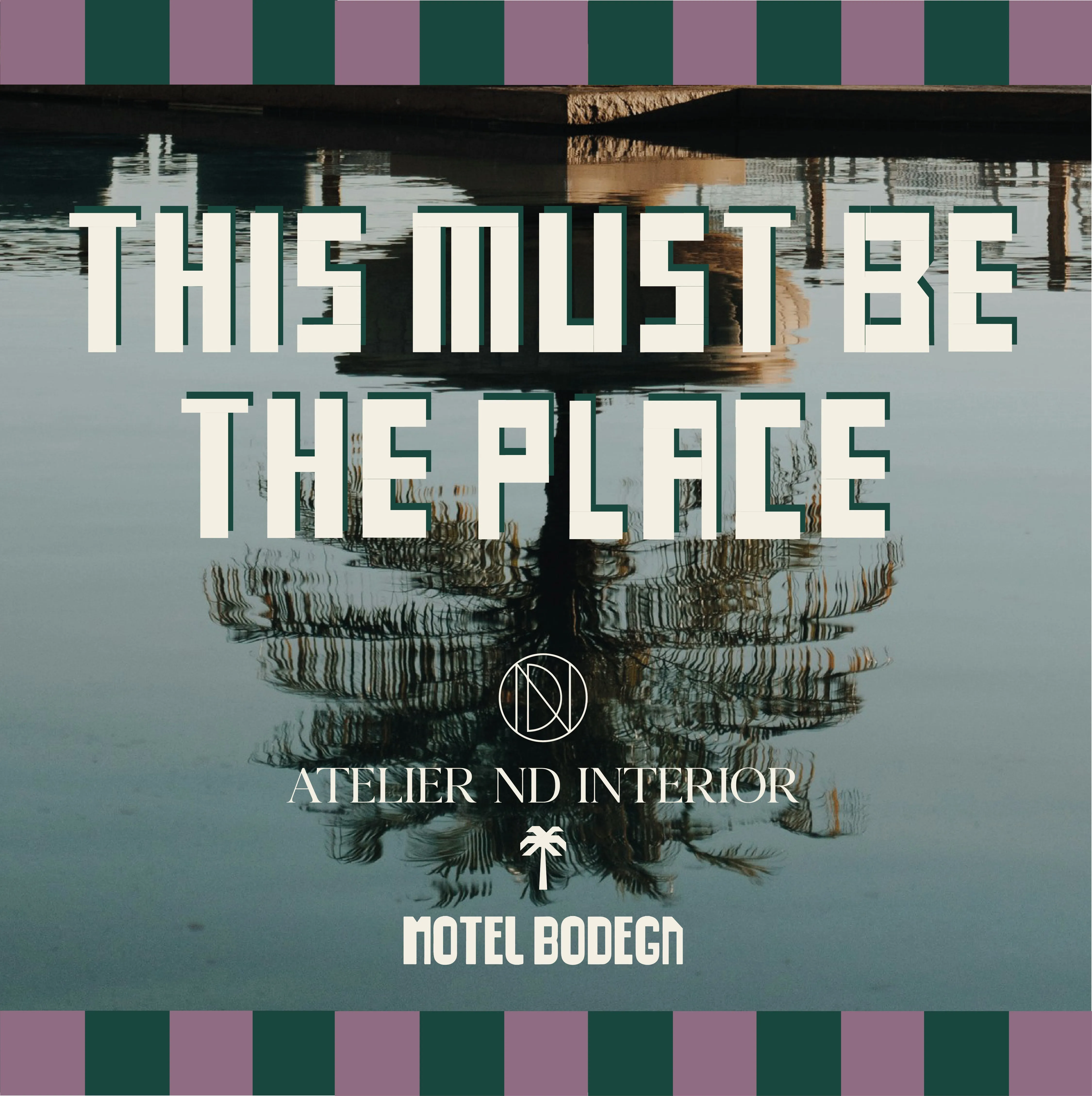 'This must be the place' art piece x Motel Bodega