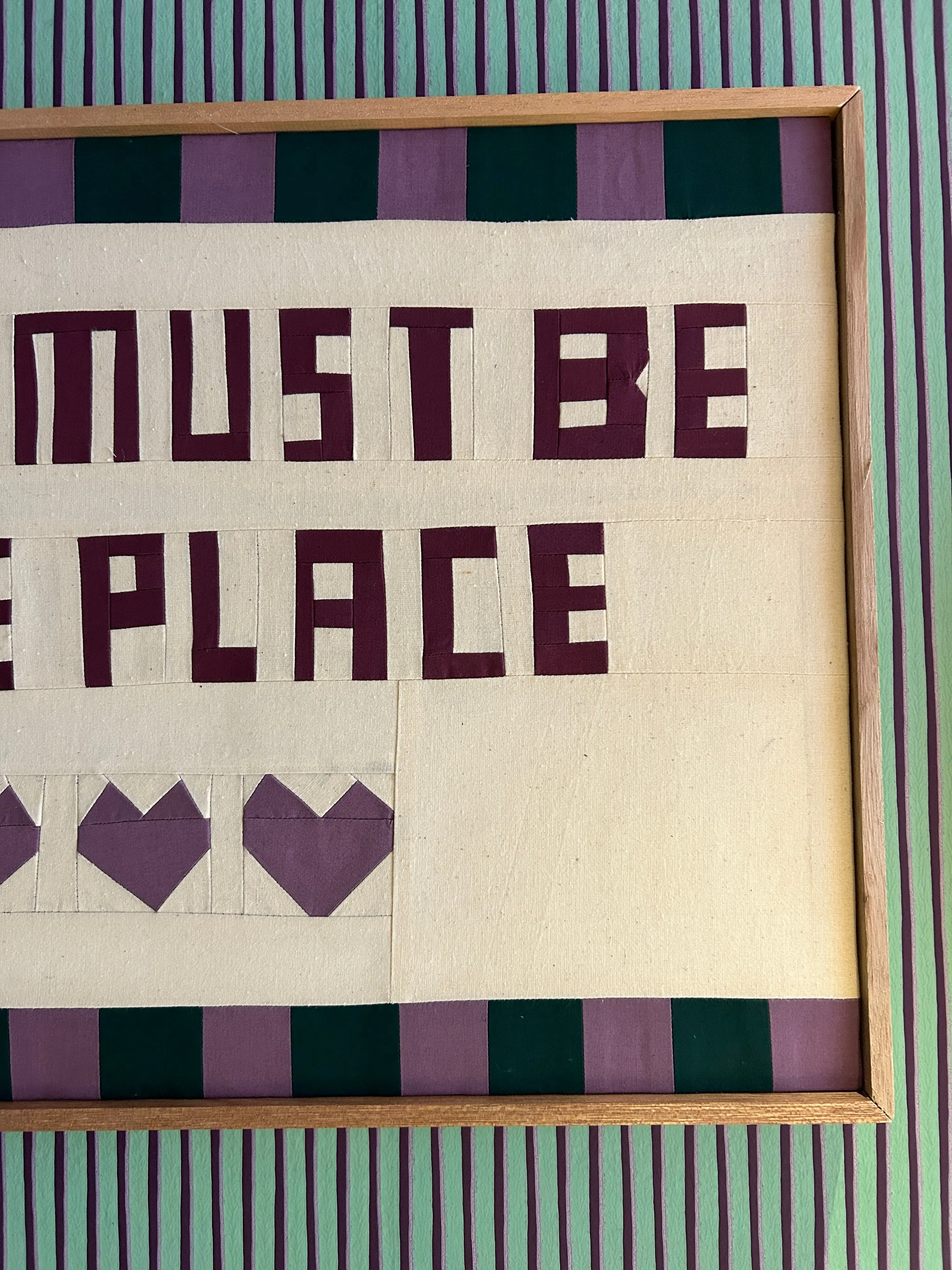 'This must be the place' art piece x Motel Bodega