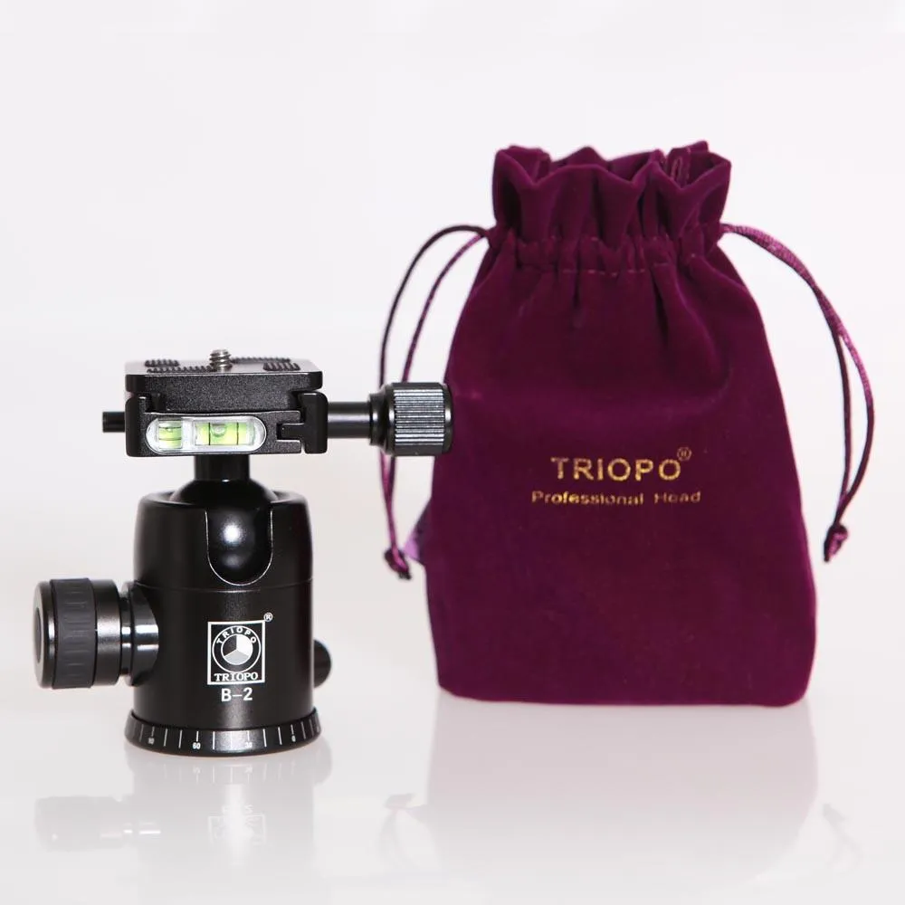 Triopo GT-2805X8.C Carbon Fibre Professional Travel Tripod with B-2 Ball Head