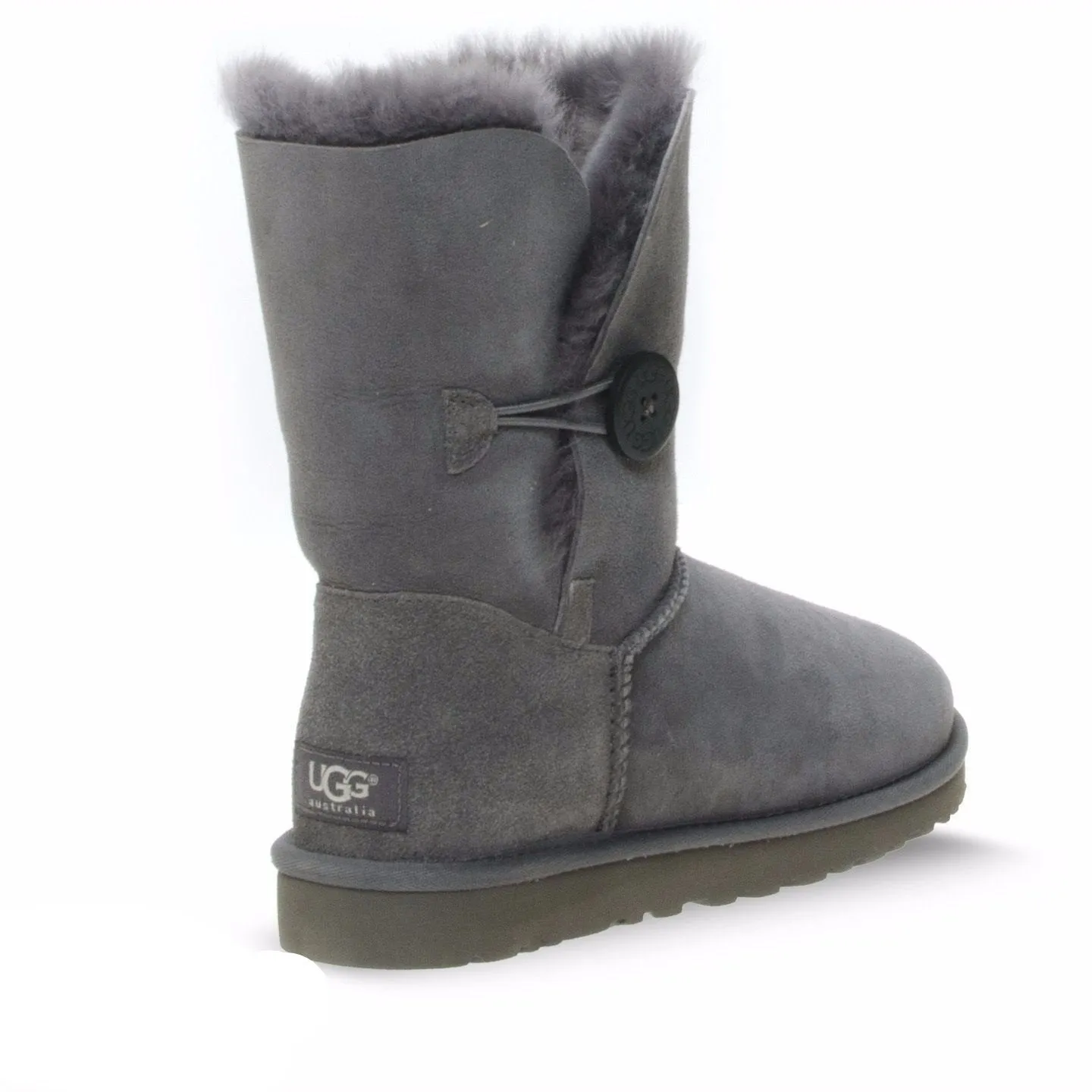 UGG Bailey Button Gray Boots