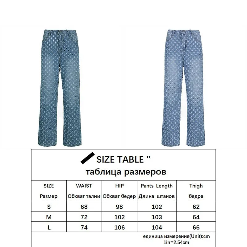 Uniwim Loose Ripped Jeans For Women Cool Oversize Low Waisted Wid Leg Pants New Fashion Spring Autumn Trousers Streetwear