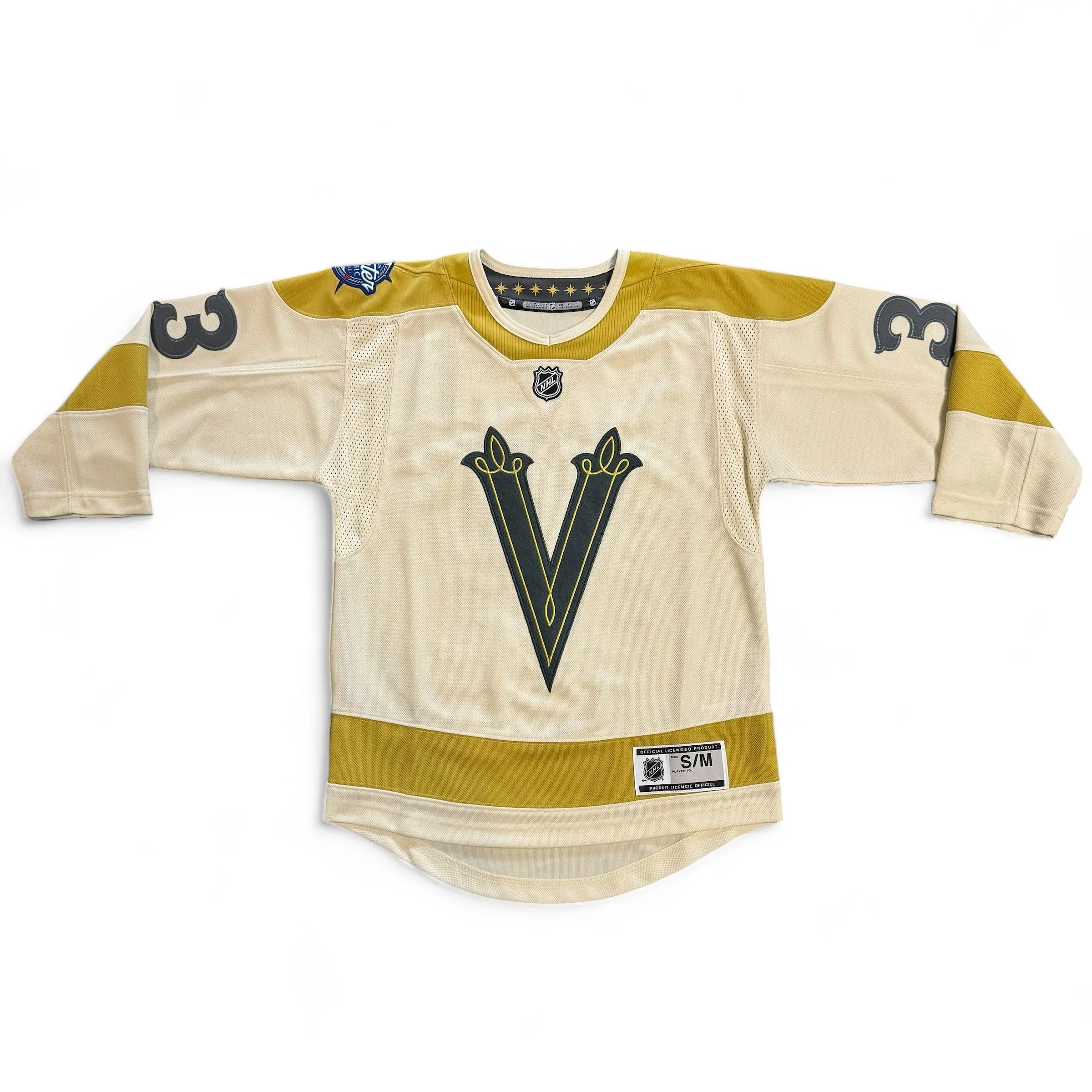 Vegas Golden Knights Youth Hill #33 Winter Classic Premier Jersey - Cream