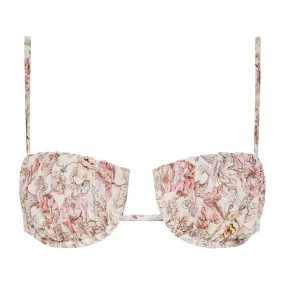 Venecia Floral Petal Bikini Top