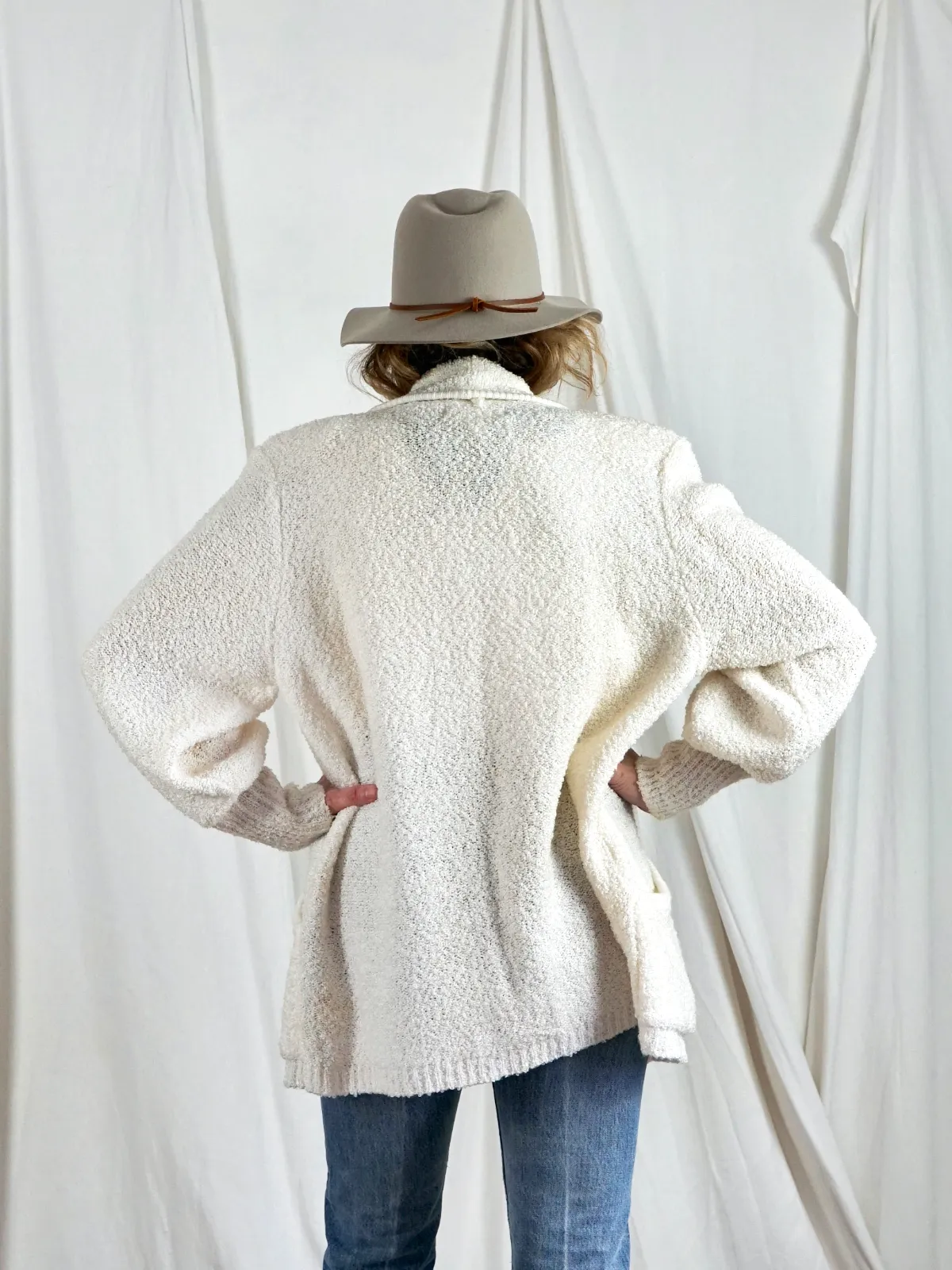 Vintage Vanilla Boucle Sweater