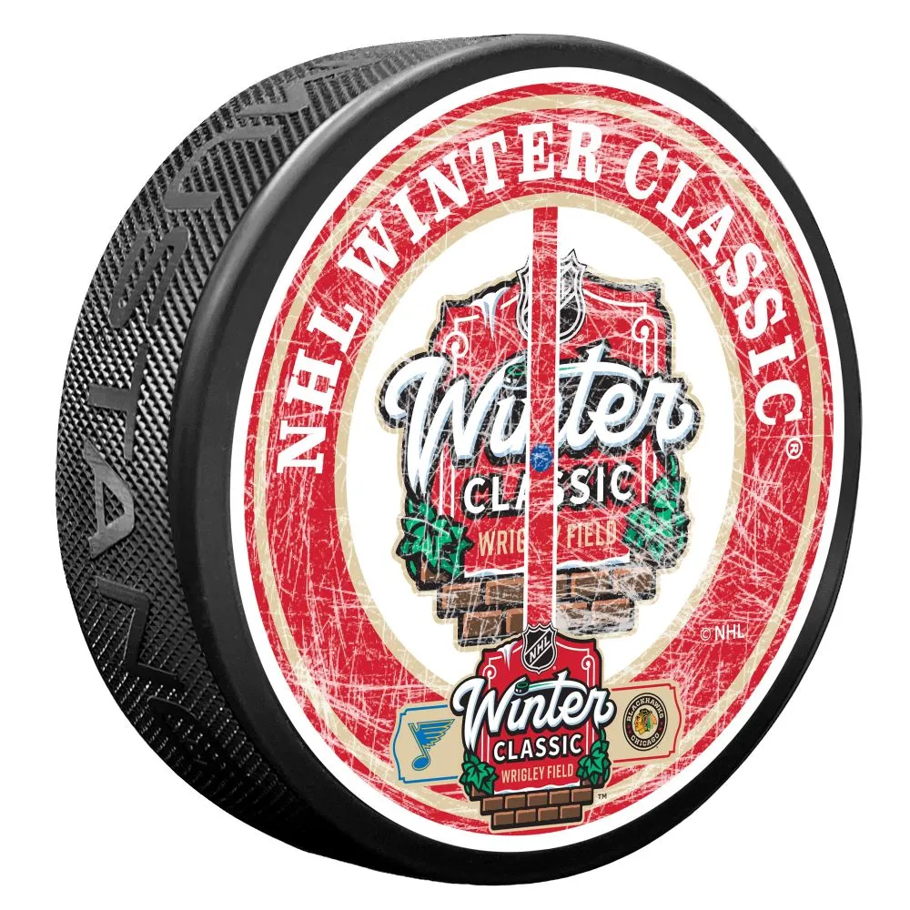 WINTER CLASSIC 2024 CENTER ICE LOGO PUCK