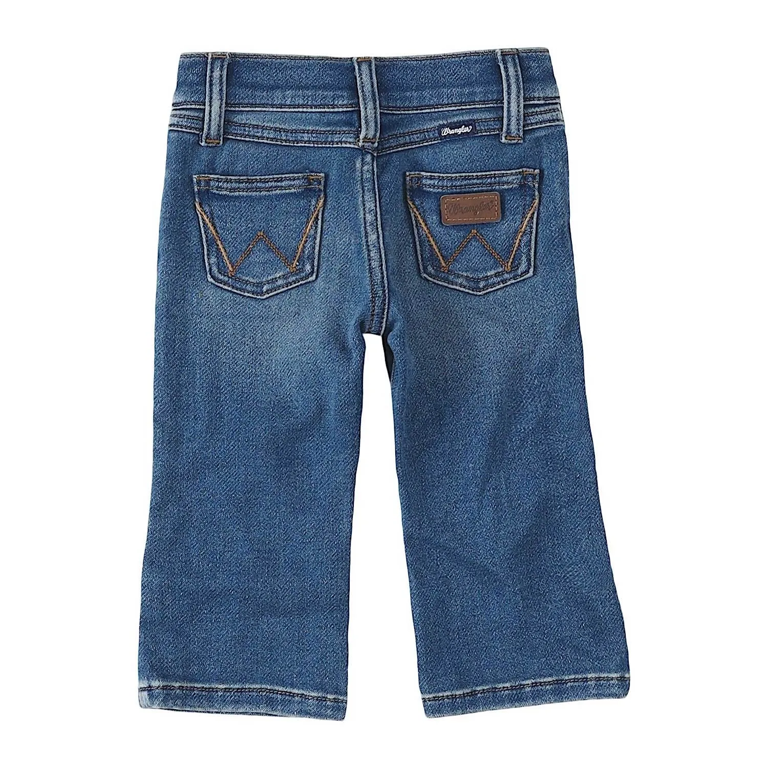 Wrangler All Around Baby/Toddler Ropin' Western Jean Mid Blue