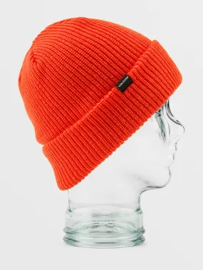 Youth Lined Beanie - ORANGE SHOCK - (KIDS)